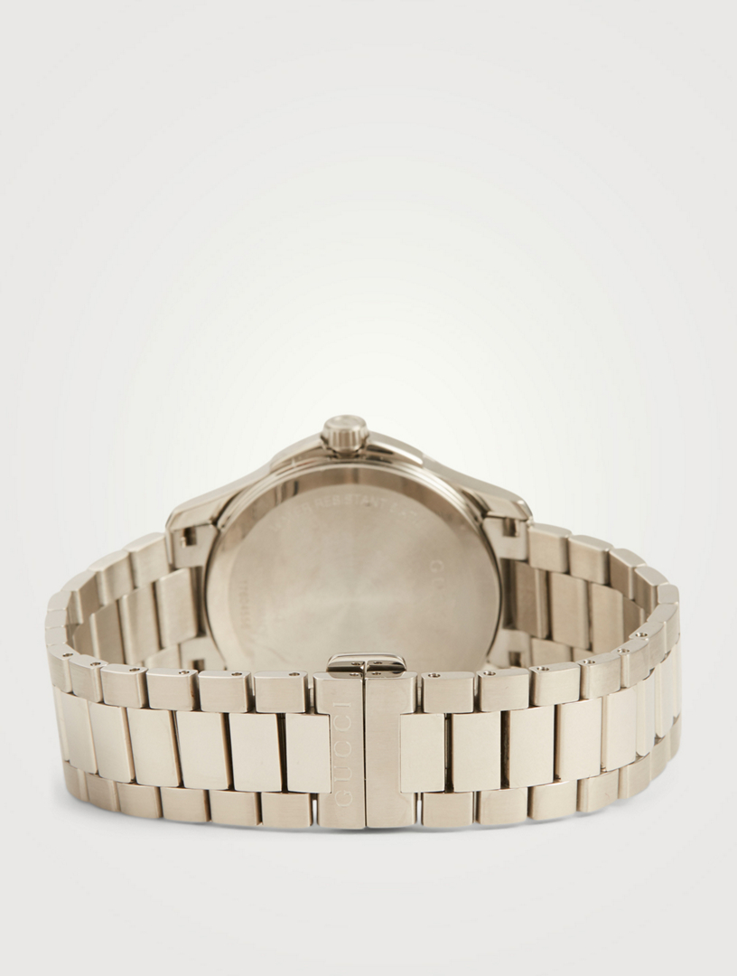 Extra Large Gucci Dive Steel Rubber Strap Watch