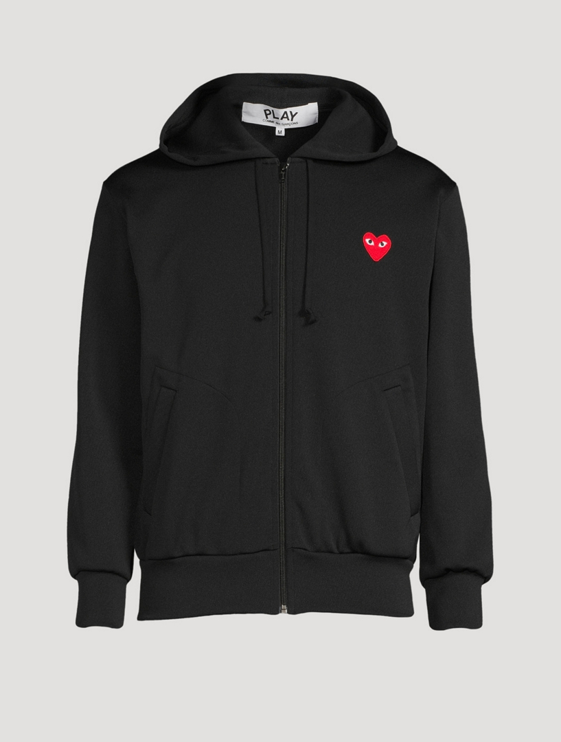 Comme des garcons 2025 zip up hoodie zip