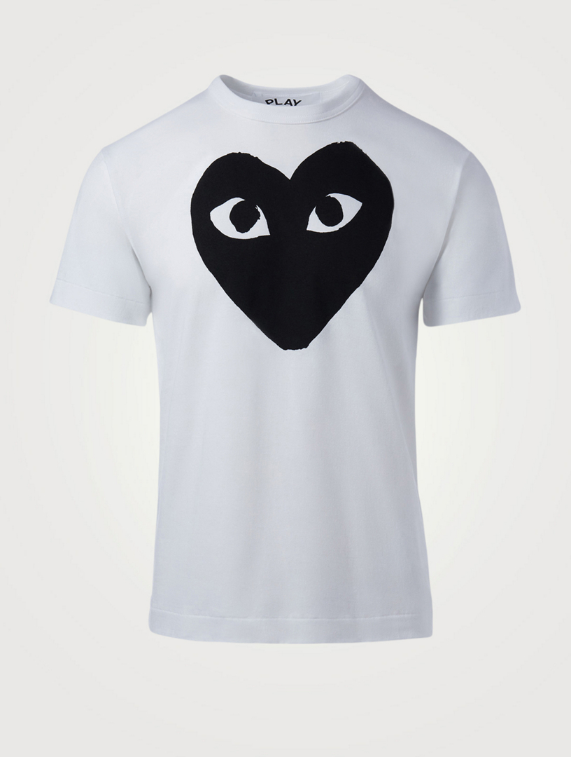 Comme des garçons play logo graphic t-shirt hotsell