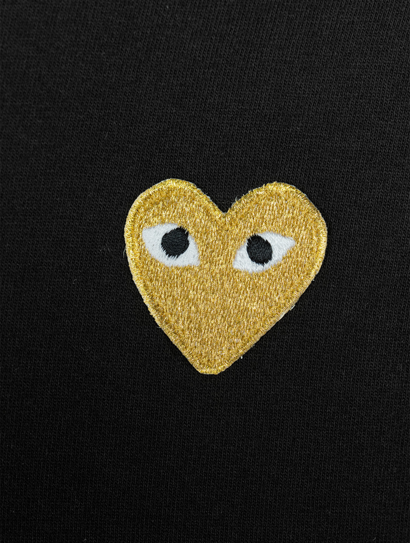 Comme des garcons cheap play gold heart