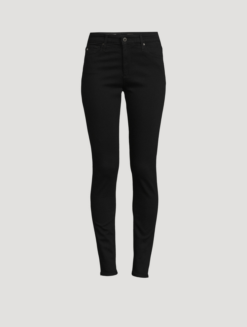 Black high skinny fit jeans