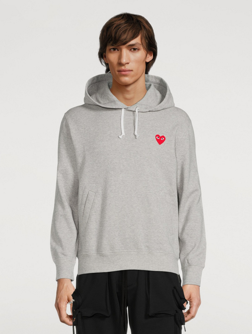 Cdg on sale heart hoodie