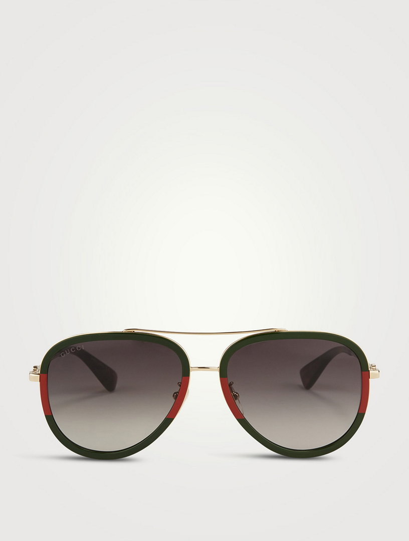 Gucci web aviator sunglasses online