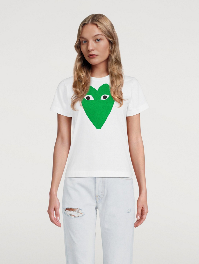 Cotton T-Shirt With Skinny Heart