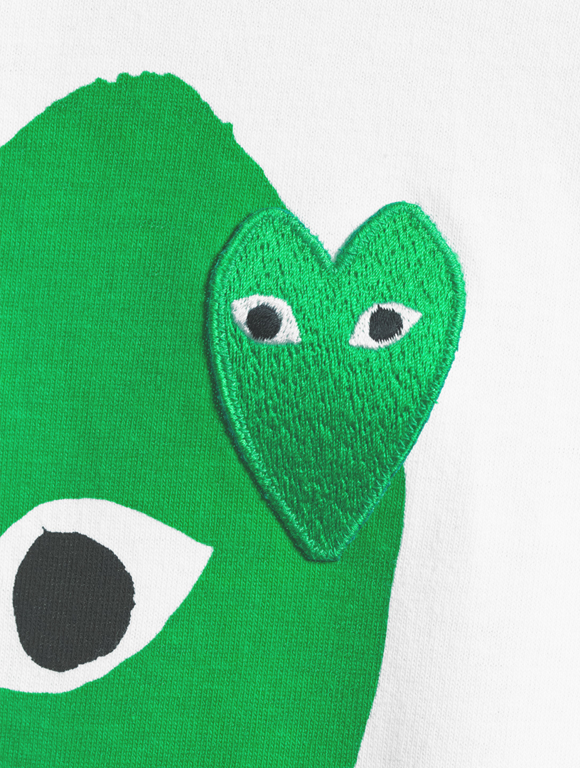 COMME DES GARÇONS PLAY Cotton T-Shirt With Skinny Heart 