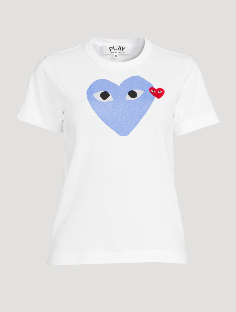 Comme des garcons clearance t shirt double heart