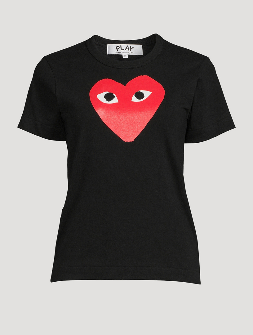 COMME DES GARÇONS PLAY Cotton Heart T-Shirt | Holt Renfrew