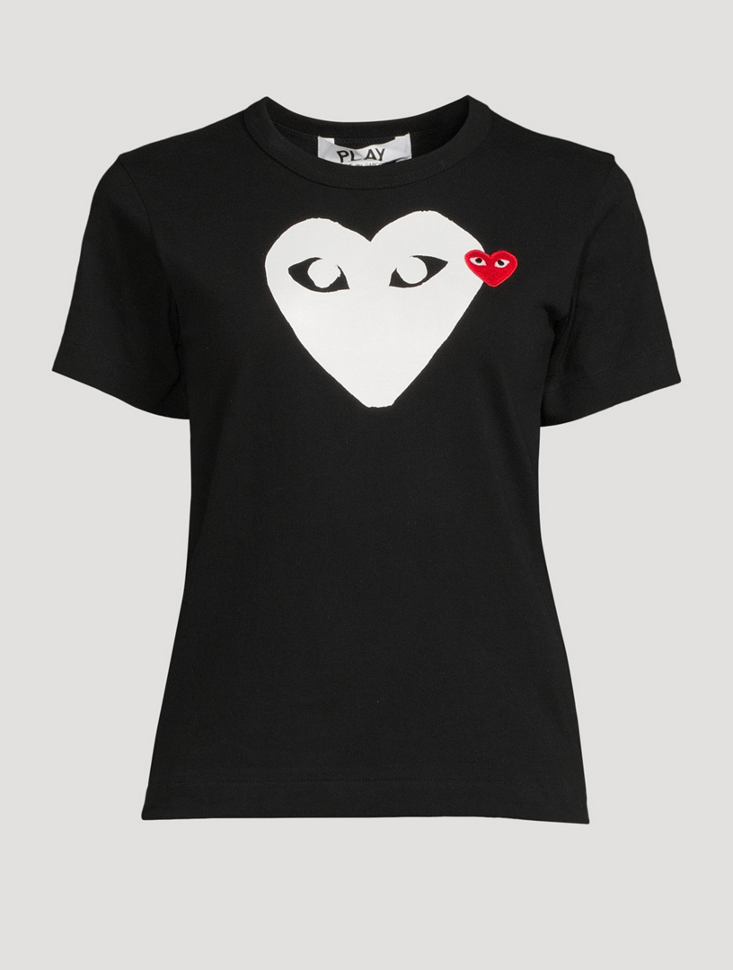 COMME DES GARÇONS PLAY Cotton Mini Heart T-Shirt | Holt Renfrew