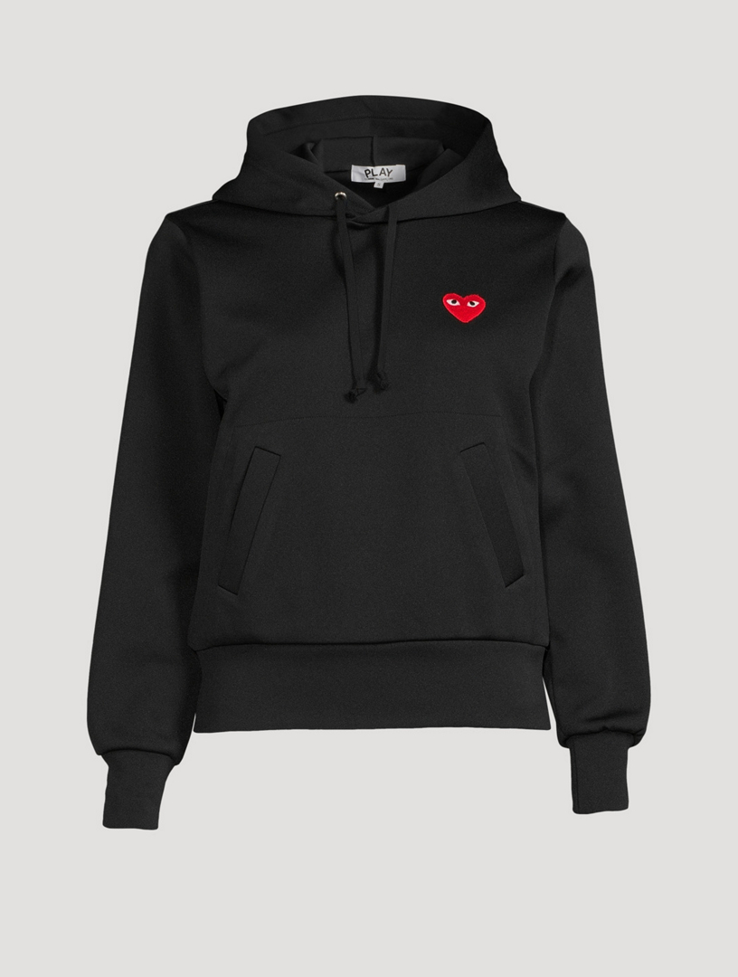 COMME DES GARCONS PLAY Embroidered Heart Hoodie Holt Renfrew