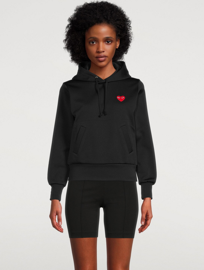 Embroidered Heart Hoodie