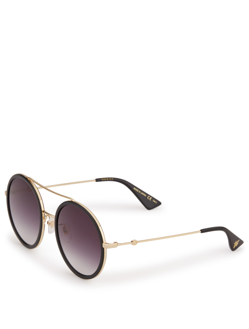 GUCCI Lunettes de soleil aviateur rondes Holt Renfrew