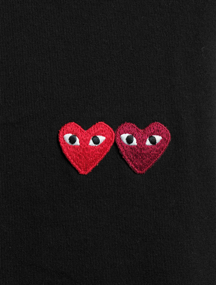 Double Heart Patch T-Shirt