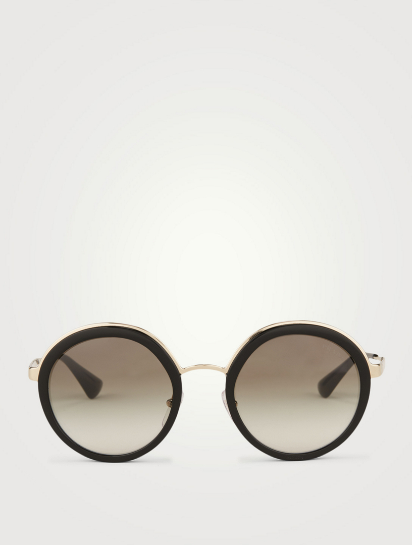 Prada cinema best sale round sunglasses