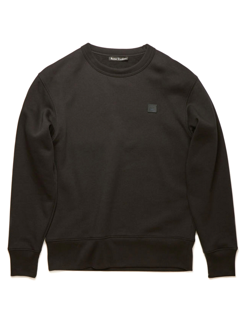 ACNE STUDIOS Fairview Face Cotton Sweatshirt | Holt Renfrew