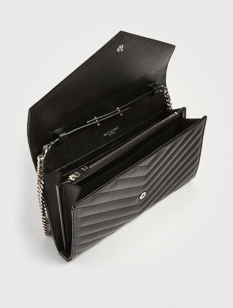 YSL Monogram Leather Chain Wallet Bag