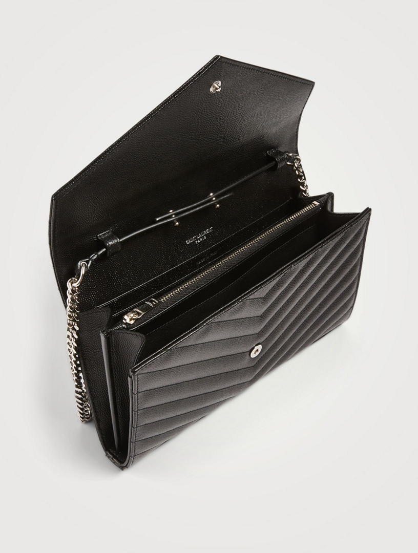 ysl wallet on chain black