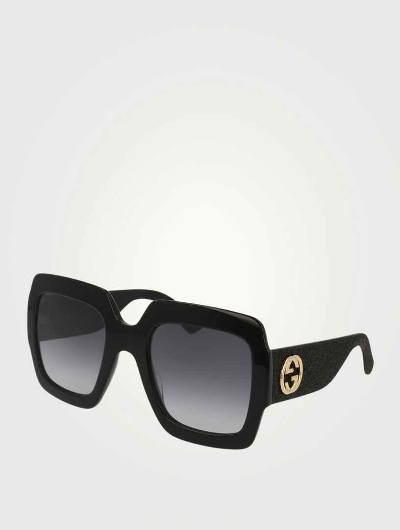 Sunglasses Gucci 102S, This Gucci revisit of rectangular, o…