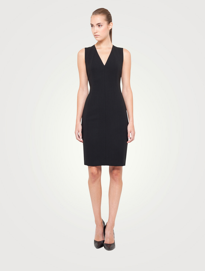 Shop Akris punto Sleeveless Tweed Minidress