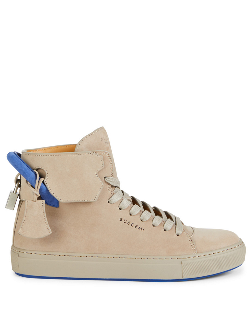 BUSCEMI 125MM Nubuck Leather High Top Sneakers Holt Renfrew