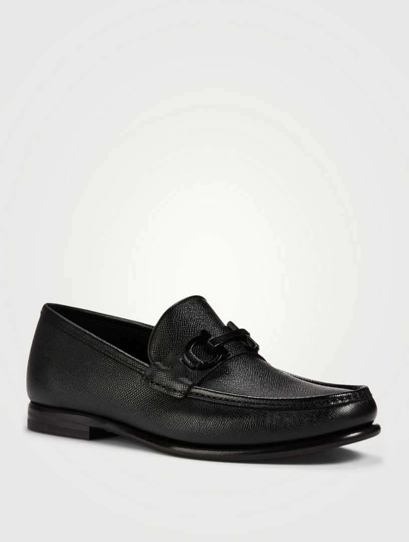 FERRAGAMO Crown Leather Loafers | Holt Renfrew