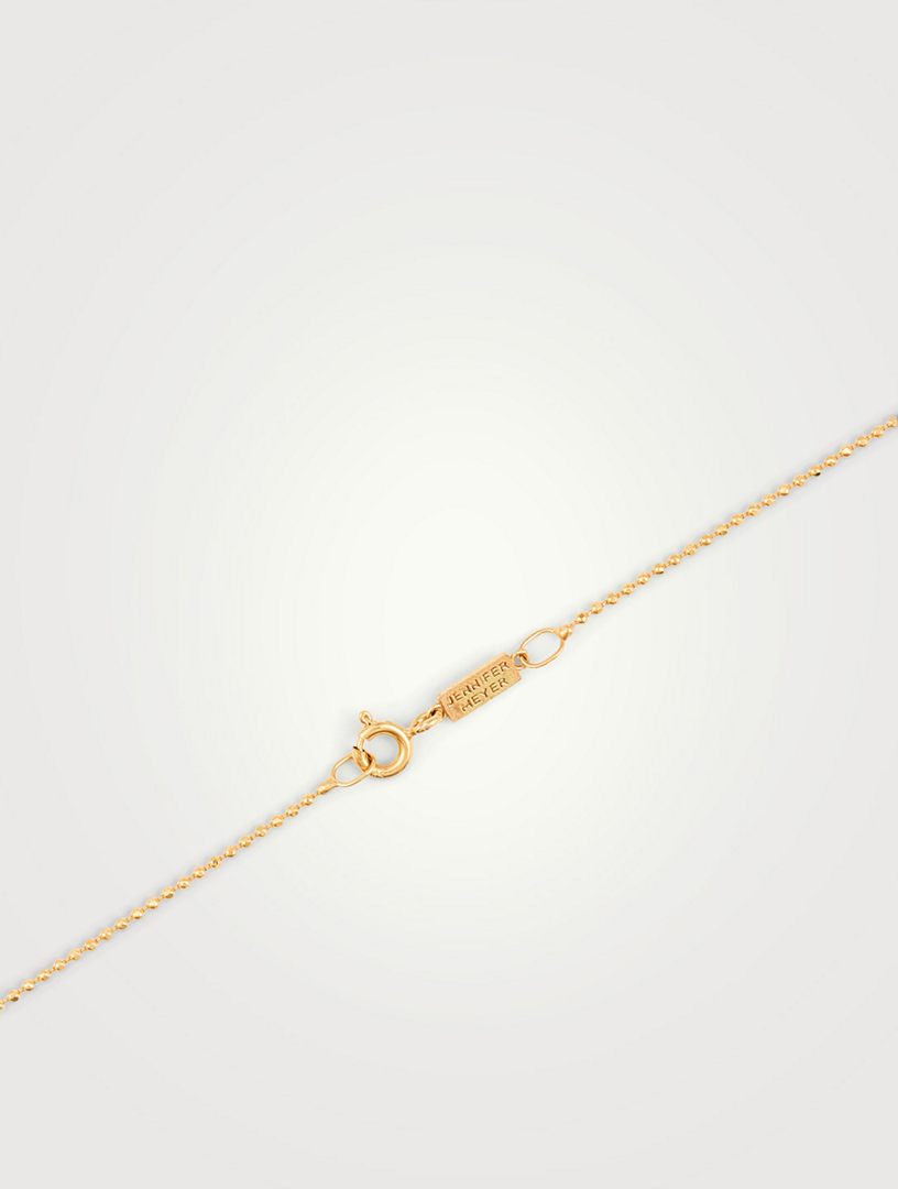Gold Small Leaf Necklace