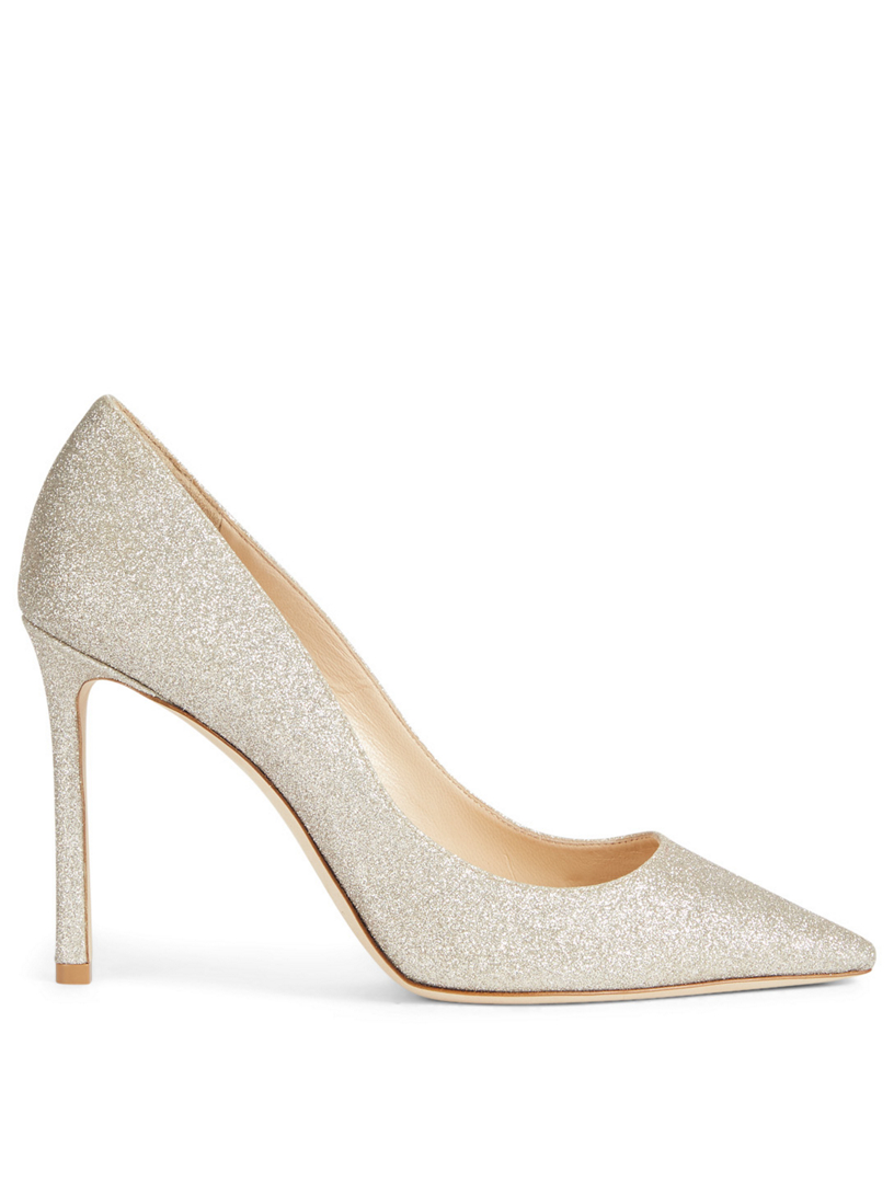 Jimmy choo romy hot sale 100 champagne