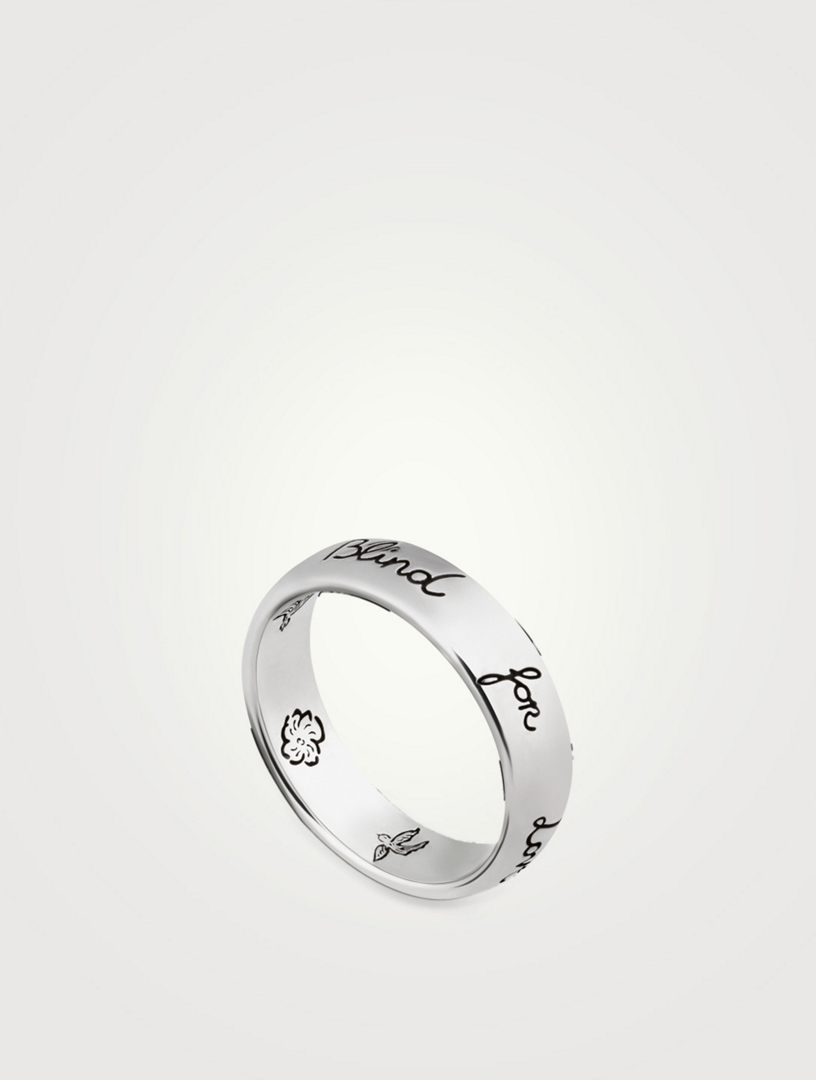 Blind For Love Sterling Silver Ring