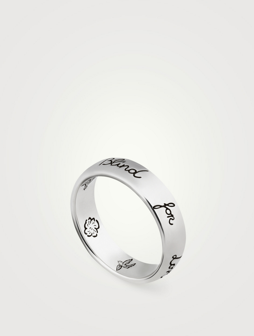 Blind For Love Sterling Silver Ring