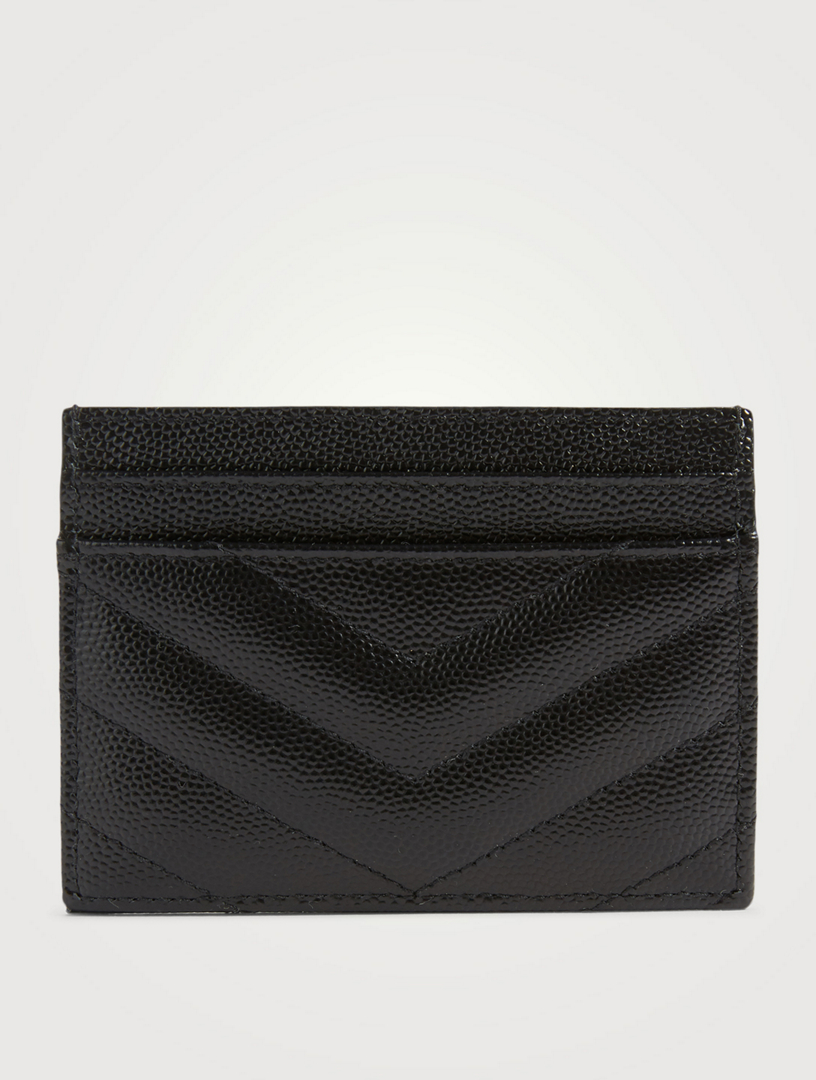 YSL Monogram Leather Card Holder