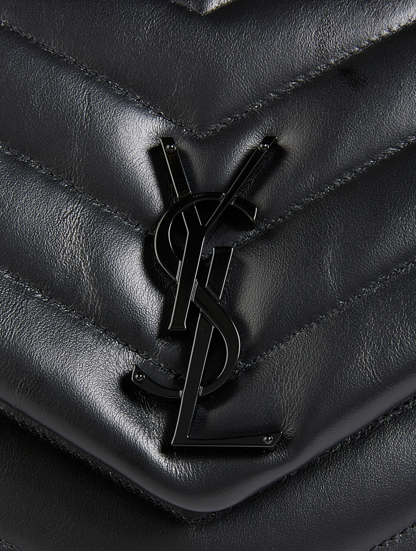 V3QHH Saint Laurent Loulou Monogram YSL Medium Chain Bag with