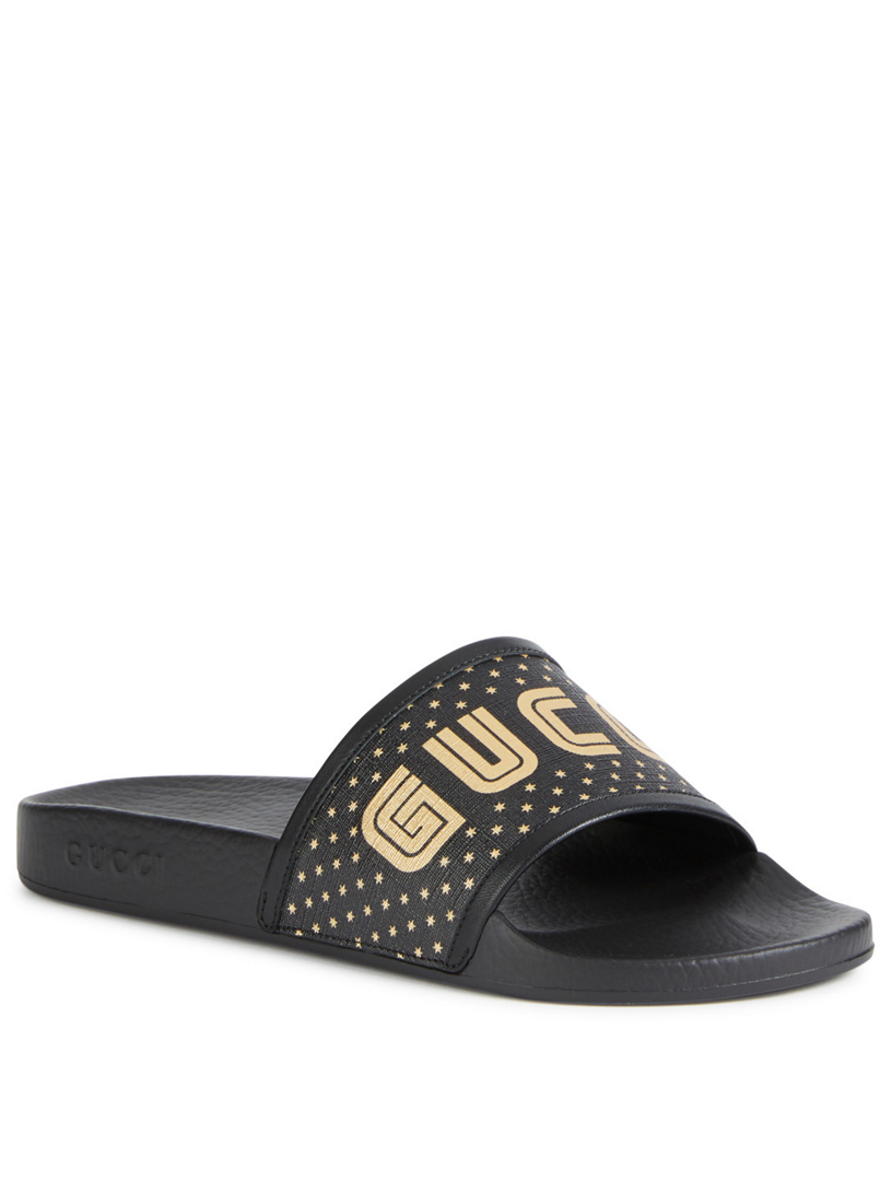 Claquette gucci noir hot sale