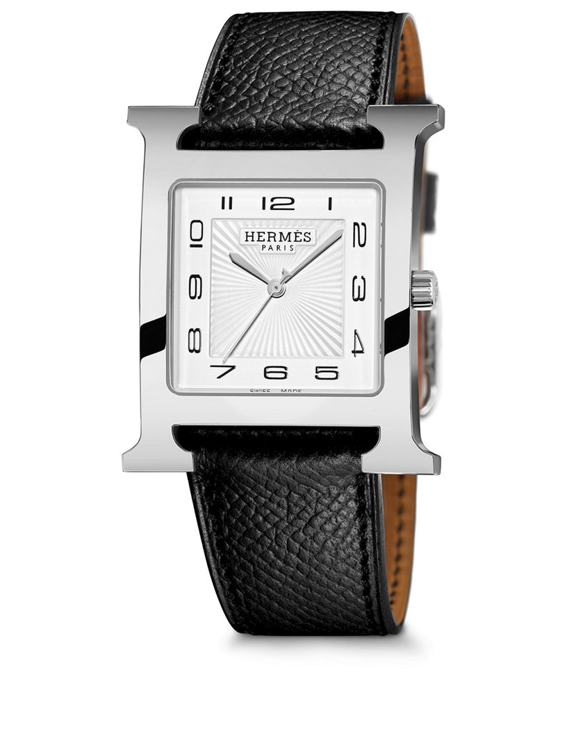 Heure H TGM Leather Strap Watch