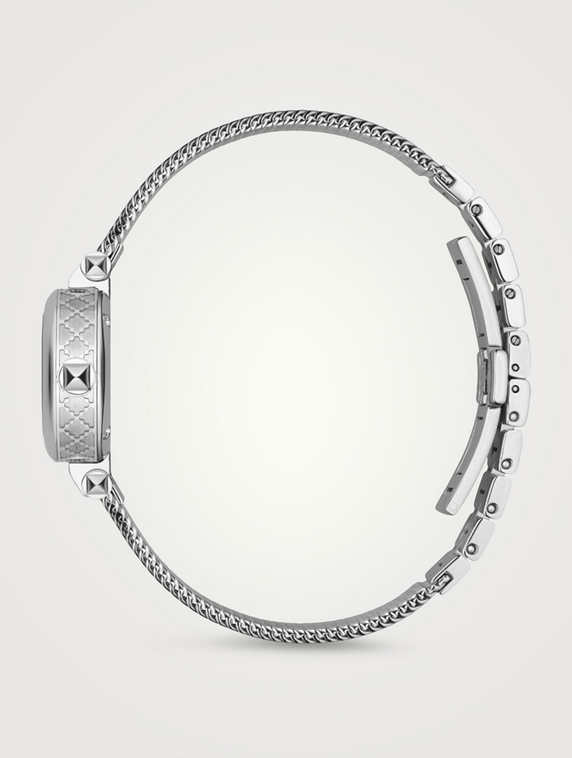 Diamantissima Stainless Steel Bracelet Watch With Diamonds