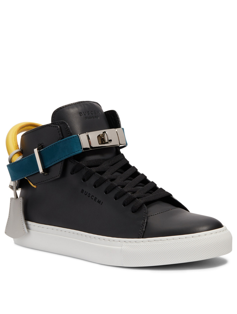 100MM Leather Sneakers