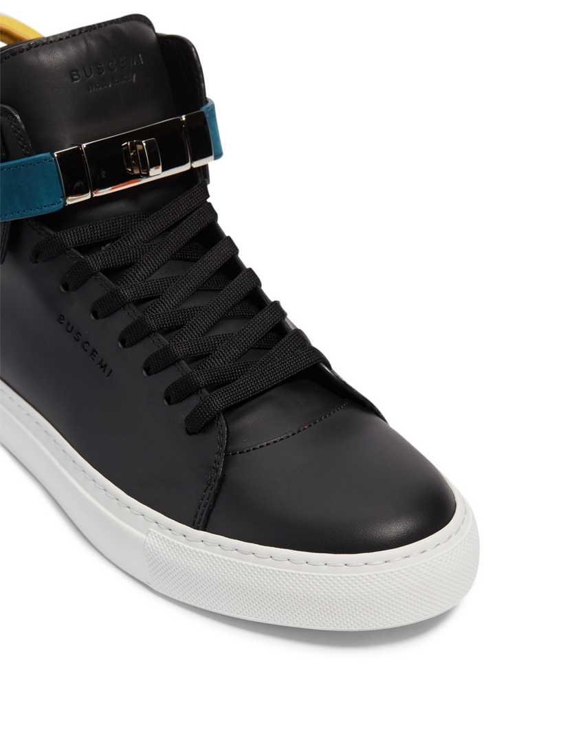 100MM Leather Sneakers