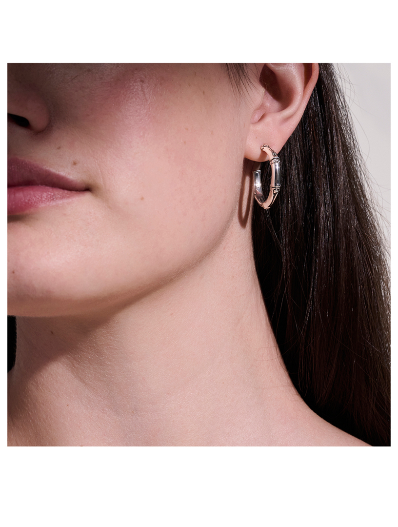 JOHN HARDY Bamboo Small J Hoop Earrings Holt Renfrew