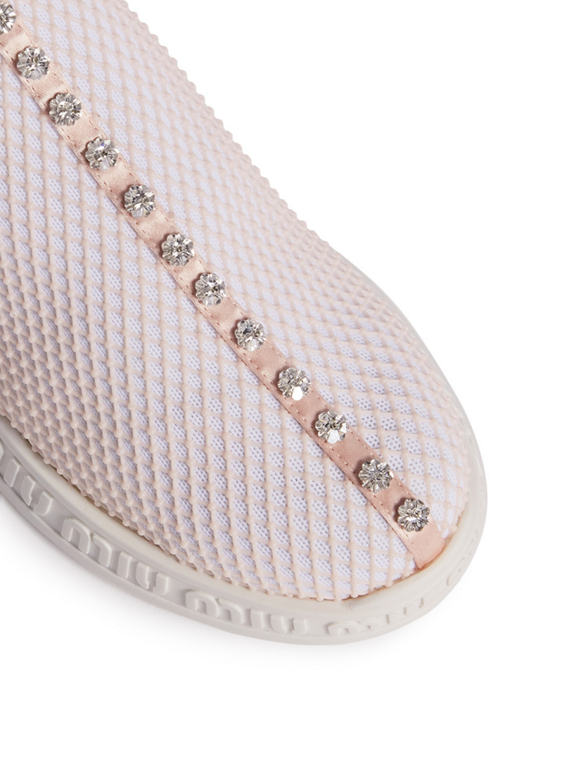 Technical Fabric Slip-On Sneakers