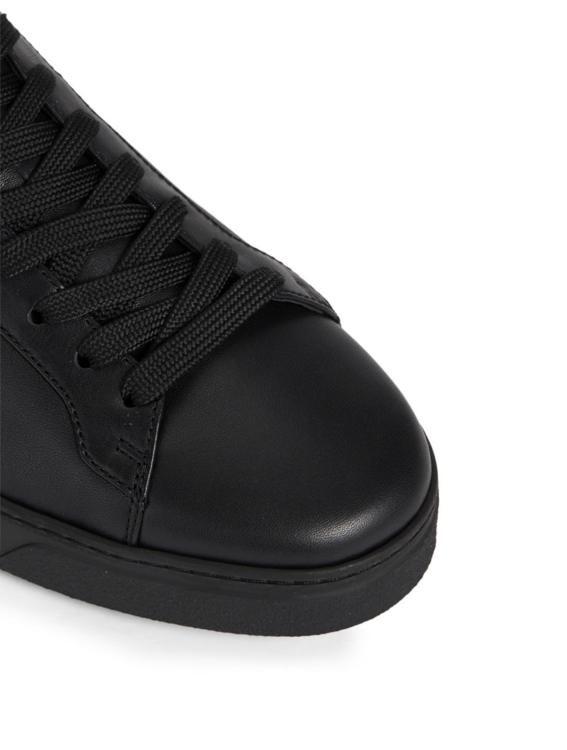 Leather Platform Sneakers