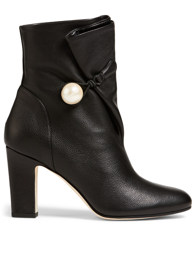 JIMMY CHOO Bethanie 85 Leather Boots Holt Renfrew