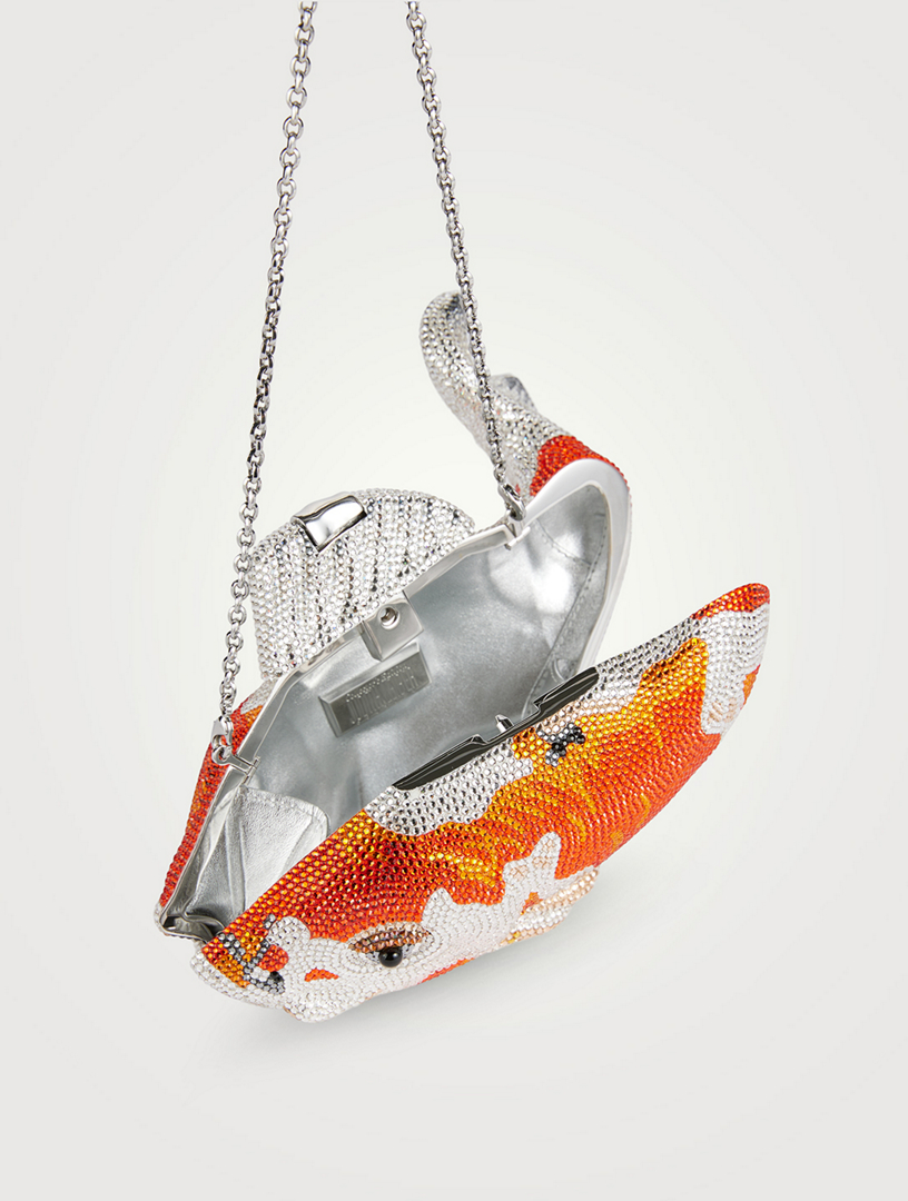 JUDITH LEIBER Koi Fish Crystal Clutch | Holt Renfrew