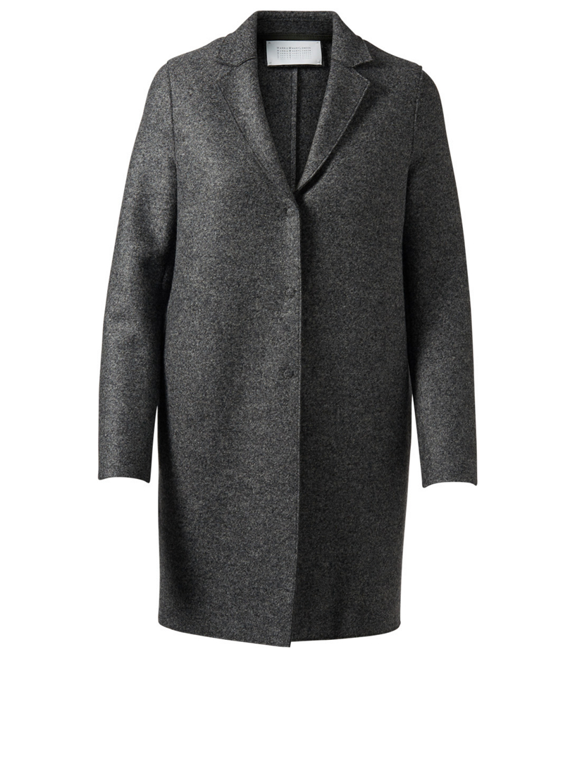 HARRIS WHARF LONDON Pressed Wool Cocoon Coat | Holt Renfrew