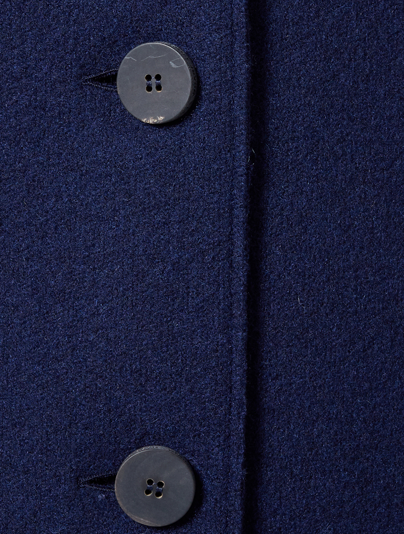 Cashmere Single-Breasted Coat
