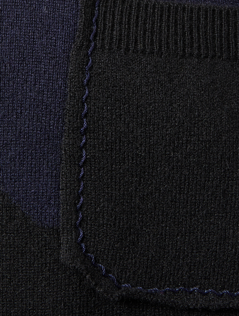 Cashmere Chest Pocket Sweater