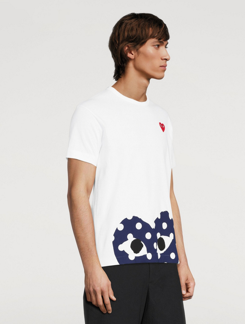 Comme des garcons outlet polka dot tee