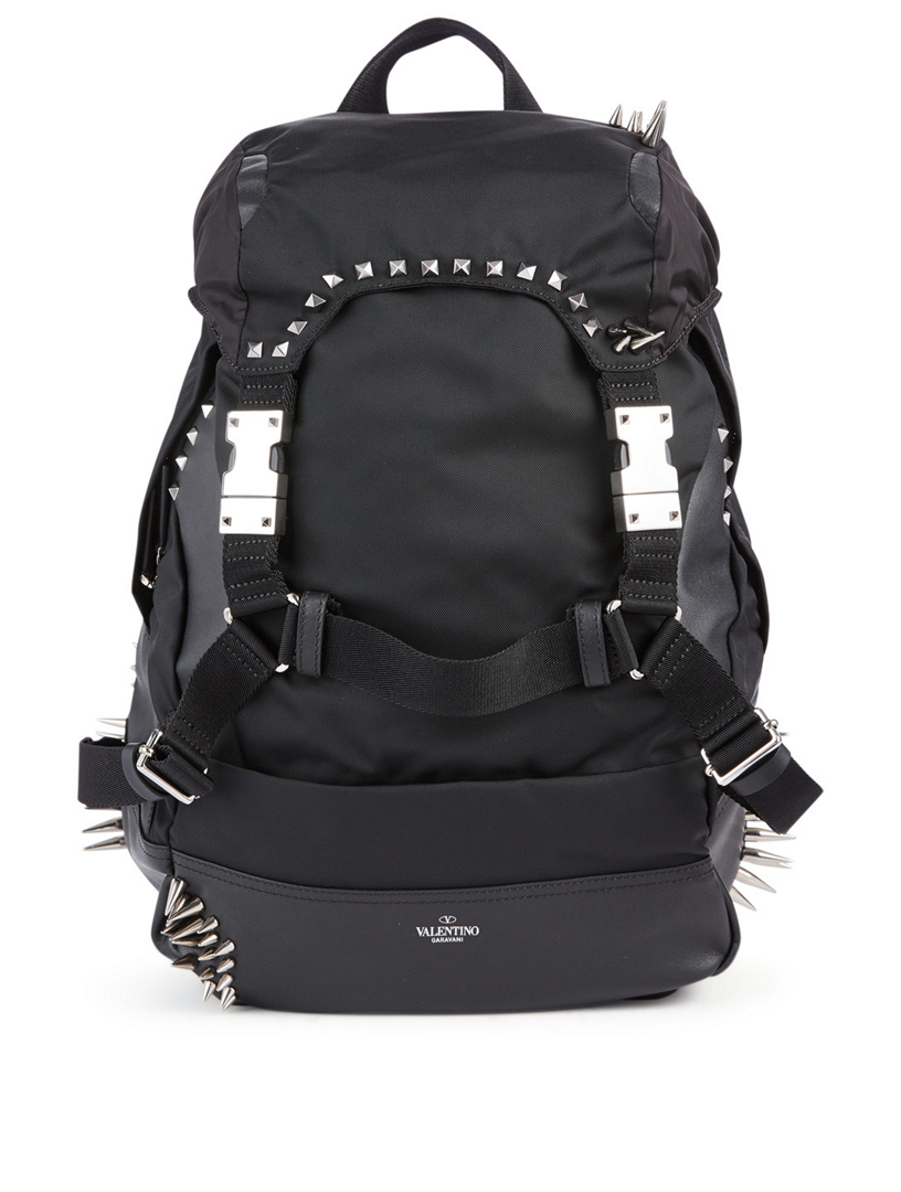 Studded Nylon Backpack
