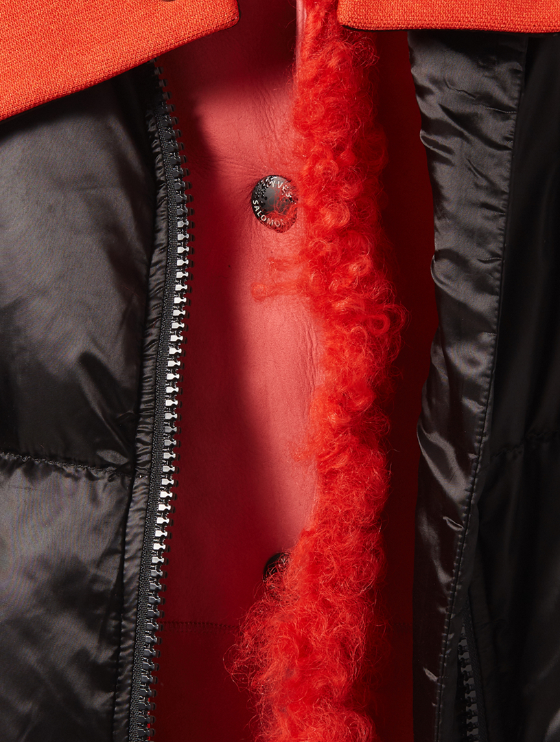 Oversized Puffer Coat With Fur
