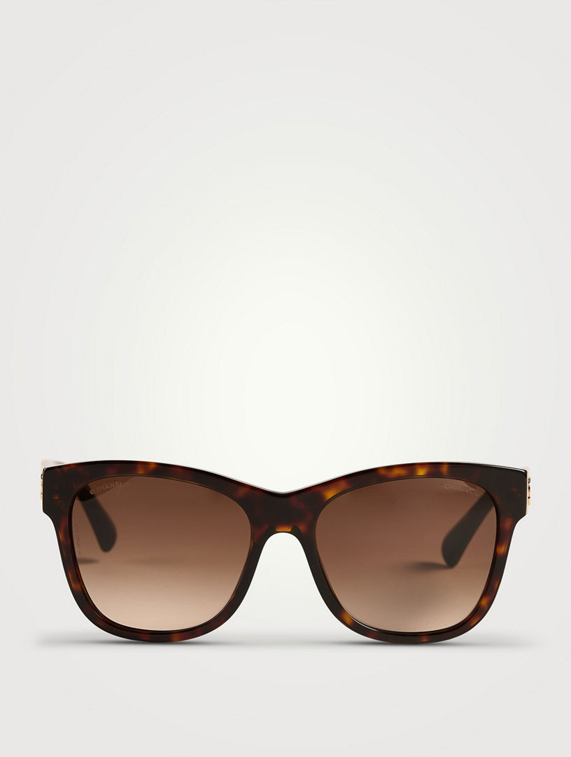 Lunettes de soleil à monture carrée
