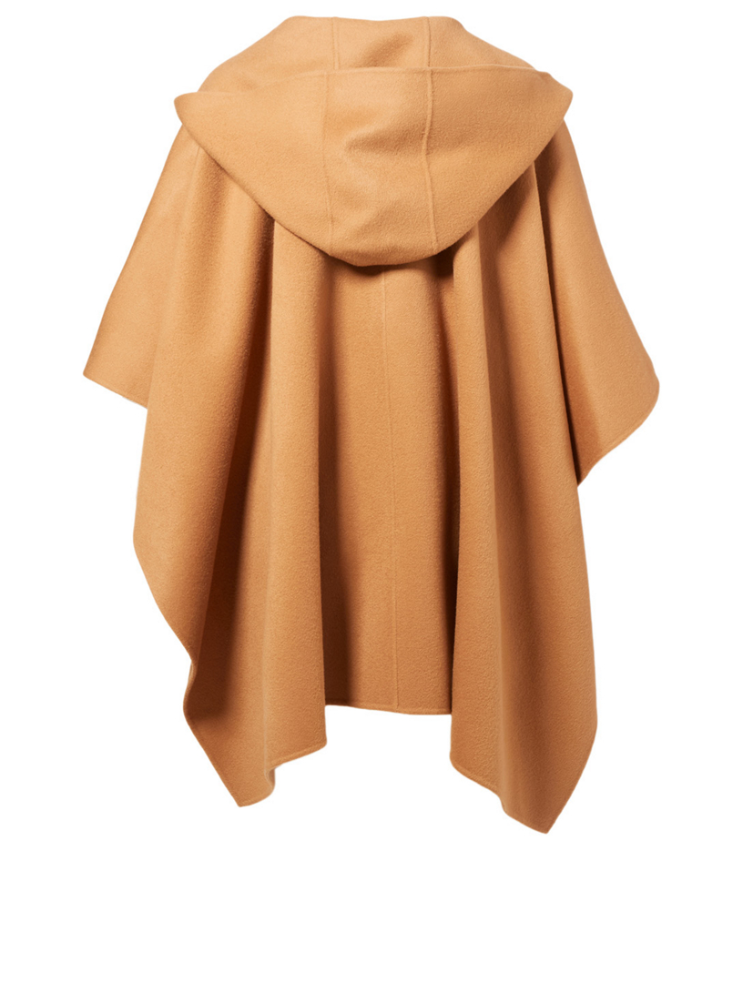 New Divide Wool And Cashmere Poncho