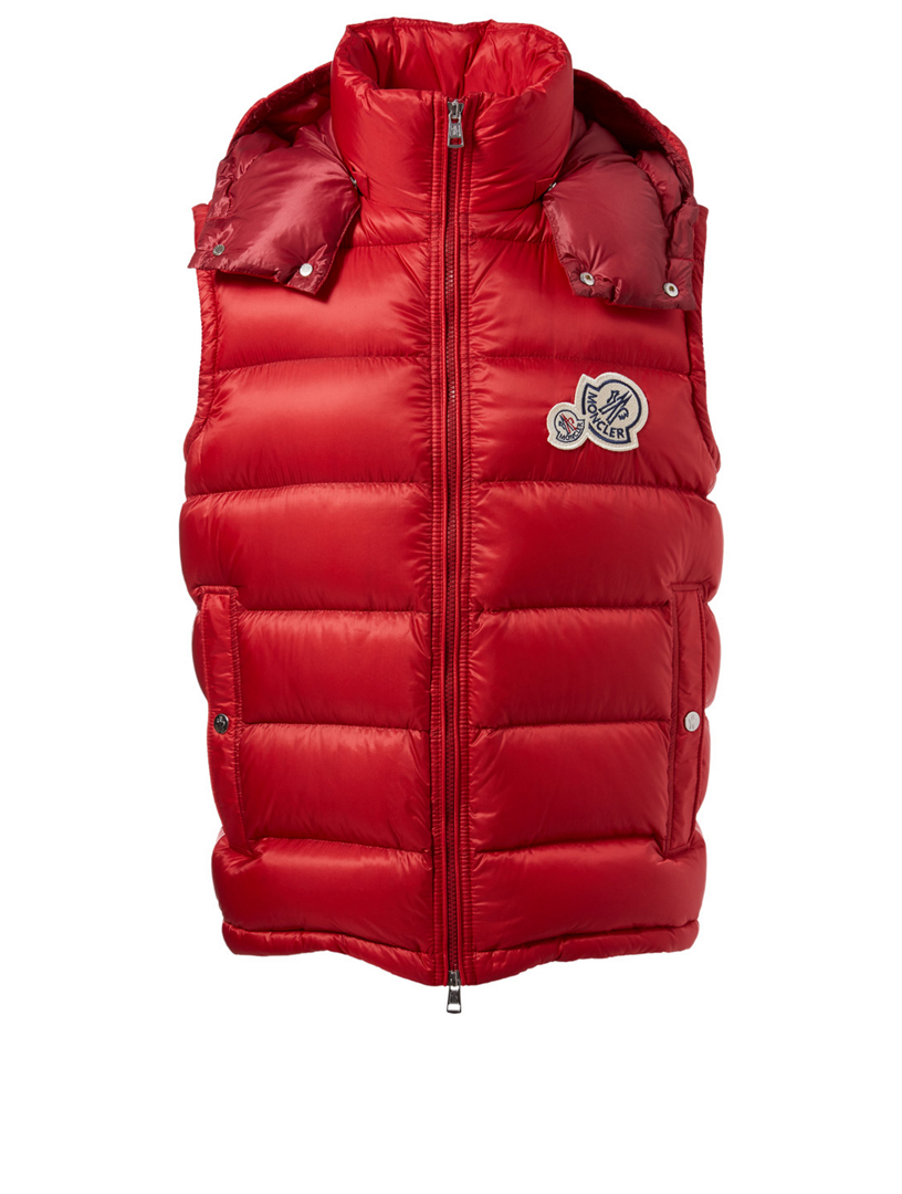 Moncler double best sale logo vest