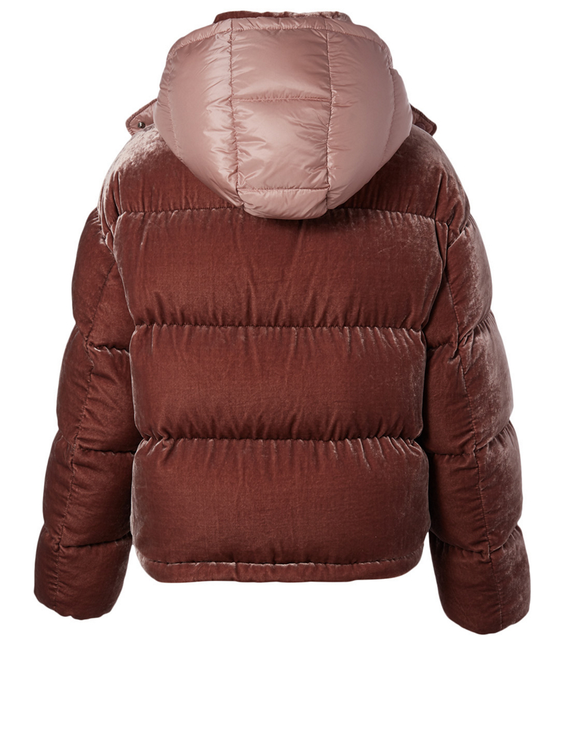 Moncler cheap velvet puffer